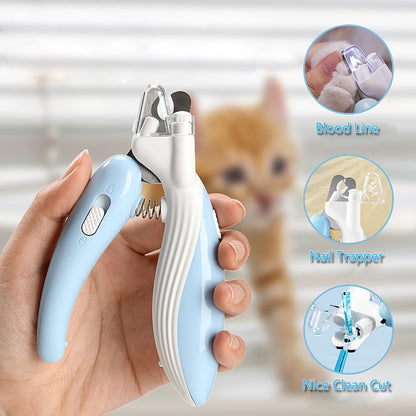 Shophively™ Nail Tool – LED Pet Clippers